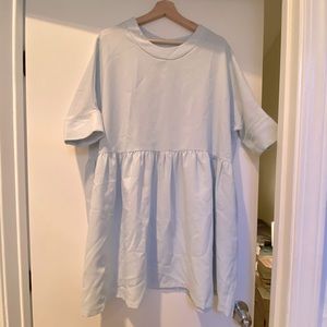 🌊 MIMU MAXI Aqua Smock Dress - Size Small 🌊